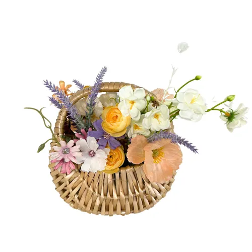 Wildflower Fields Basket Bridesmaid Bouquets
