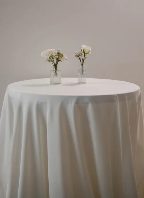 Whispers of White Bud Vase 