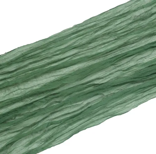 Olive Green Cheesecloth Runner 5ft