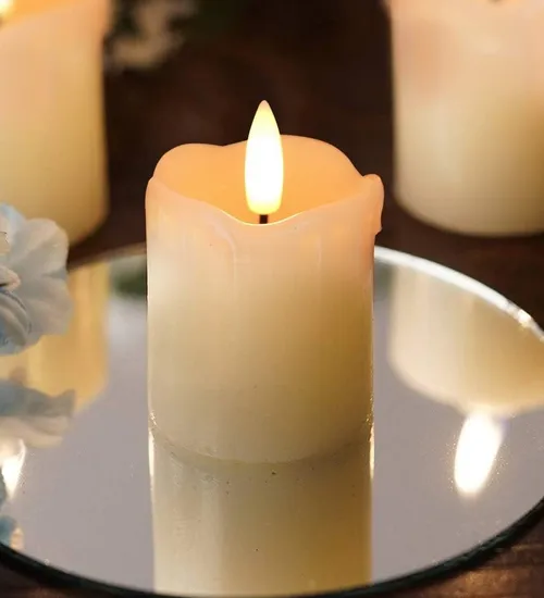  Real Wax Flameless Votive