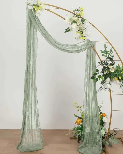 Sage Cheesecloth Drapery 20ft