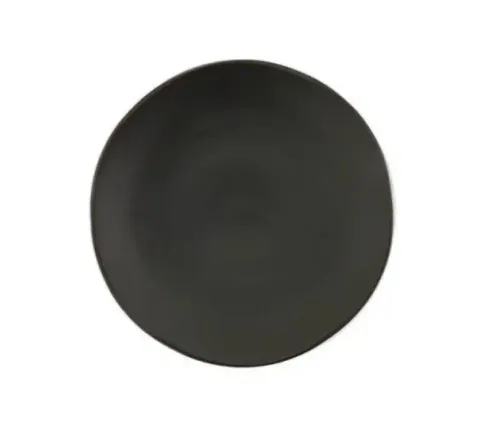 Charcoal Stoneware Plates - Dinner + Salad