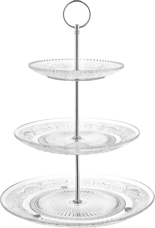 Glass Tiered Stand