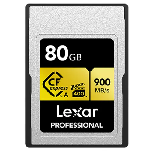 896. LEXAR 80GB CFexpress Type A GOLD + reader