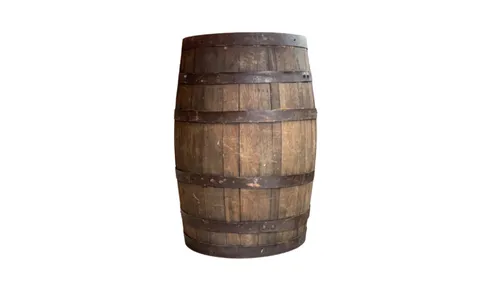 Brown Whiskey Barrel