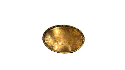 Small Gold Oval Tray