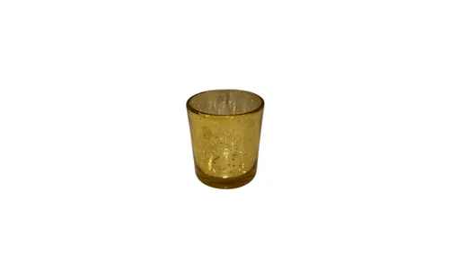 Gold Mercury Glass Votive
