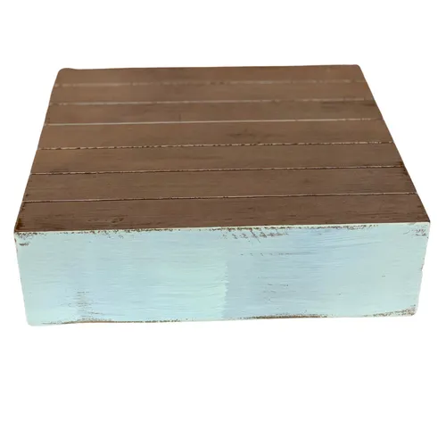 White Square Cake Stand