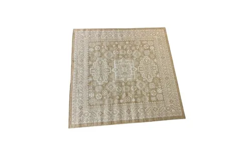 Square Tan Rug