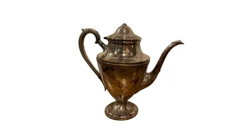 Silver Pedestal Teapot