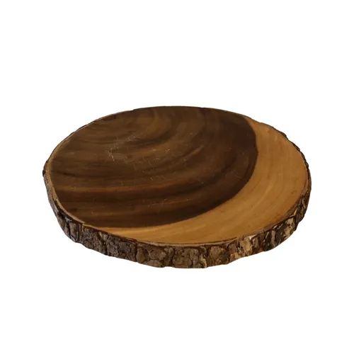 Wood Cake Plate