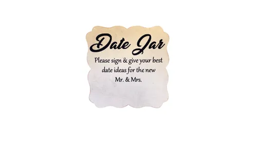 Date Jar Sign