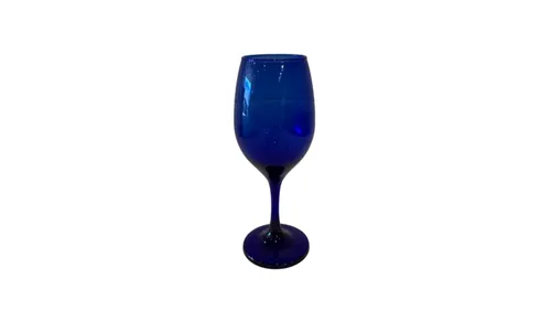 Dark Blue Wine Glass