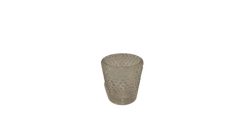 Clear Hobnail Votive