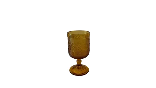 Amber Tiara Goblet - No Handle