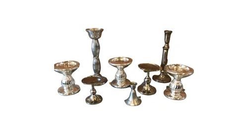 Assorted Silver Candlesticks