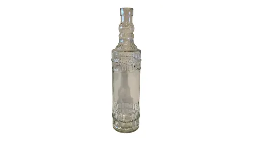 Large Glass Bottle with Rope Detail