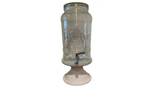 Fresh Beverage Drink Dispenser with White Base