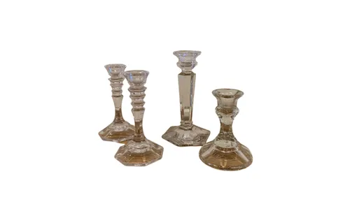 Assorted Crystal Candlesticks