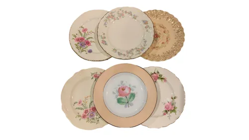 Assorted Floral Plate - Dessert