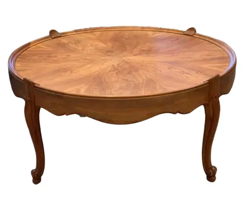 Stained Round Coffee Table