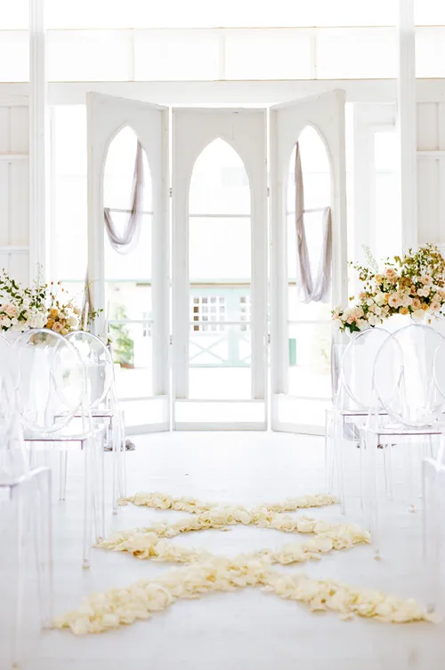 10 ft. White Cathedral Windows