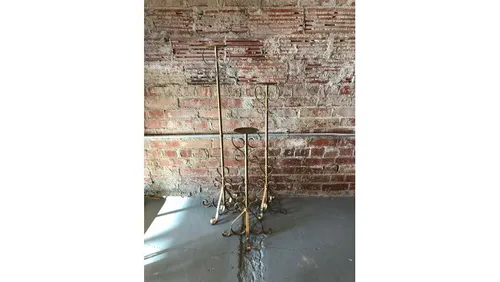 Tall Gold Candle Holders