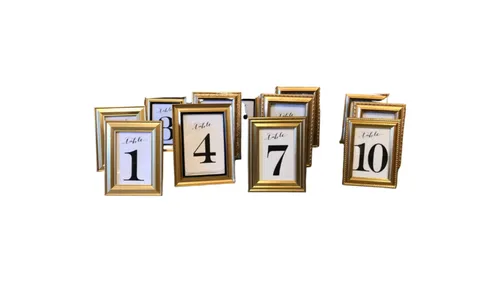 Framed Table Numbers