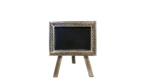 Distressed Wooden Chalkboard Easel