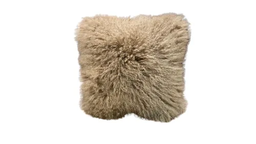 Tan Fur Pillow