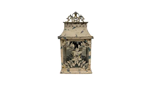 Off-White and Blue Lantern