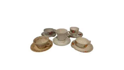 Assorted Teacups and Saucers