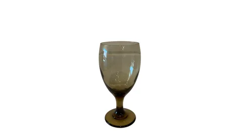 Smokey Brown Wine Glass