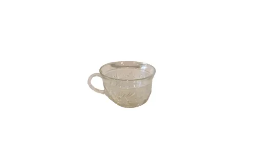 Crystal Punch Cup - Floral
