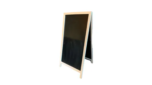 White Double-Sided Chalkboard