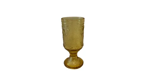 Amber American Concord Goblet