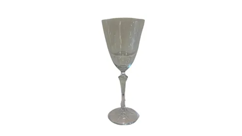 Large Wine Glass with Detailed Stem