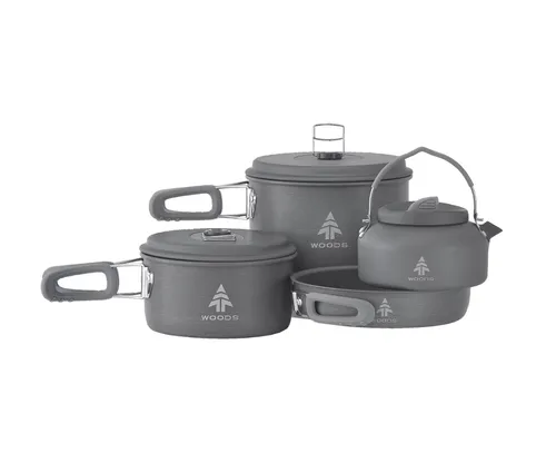 Camping cookset - Woods 4 piece