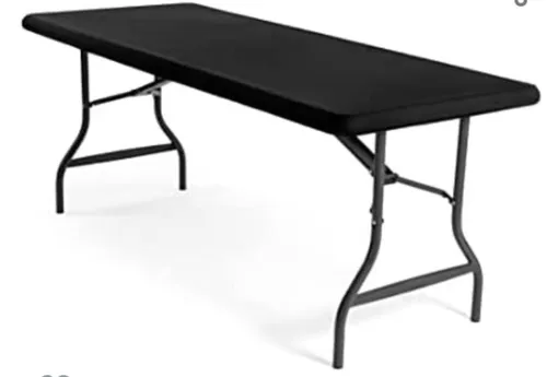 Black 6' Rectangular Tables