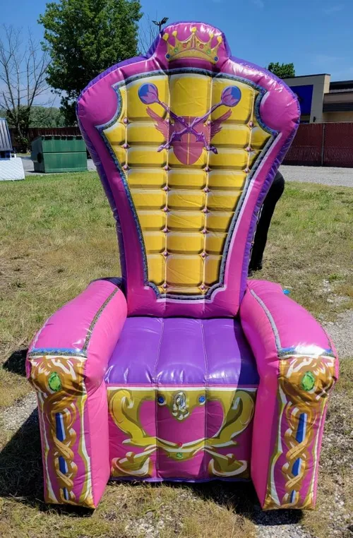 Princess Throne Chair (Inflatable)