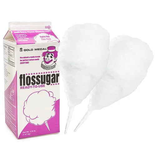 Cotton Candy Supplies - 50 Servings (Sugar & Cones)