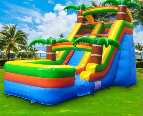 Big Wave - 14ft Tropical Paradis Wet/Dry Water Slide