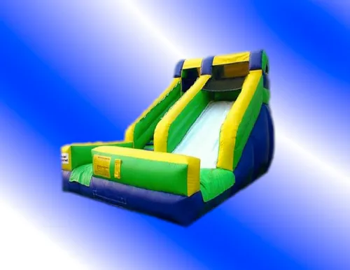 15 x 25 Inflatable Wet/Dry Slide - 12 feet tall