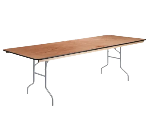 6' Wood Folding Banquet Table