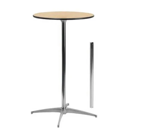 Cocktail Table 24in Round Adjustable