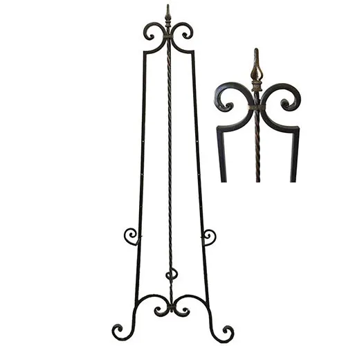 Black Metal Easel