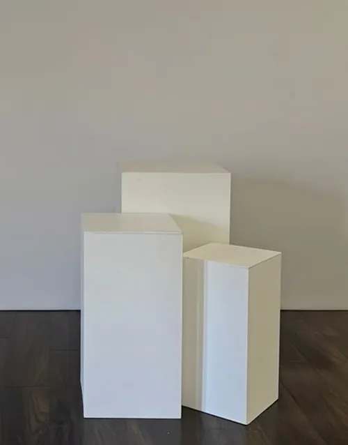 Pedestals Set of 3