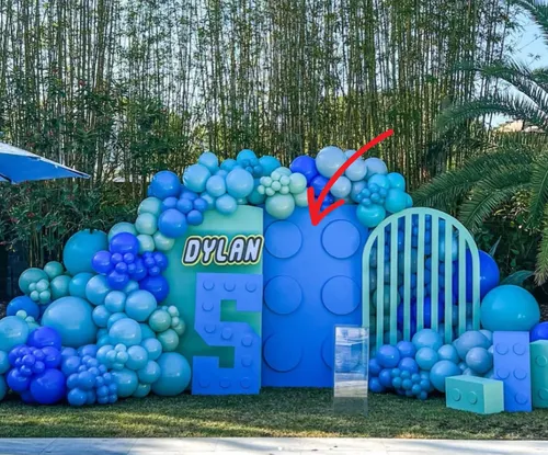 3D Lego Rectangular Wall