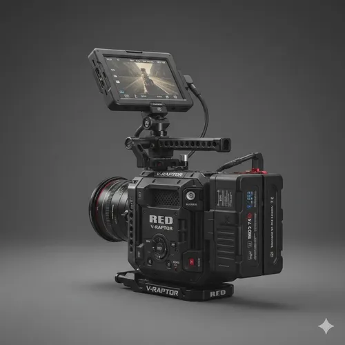 RED V-RAPTOR 8K V + 6K S35 KIT (Cage, 2x660gb,Reader,Monitor)