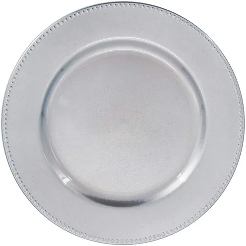 Charger Plate- Silver